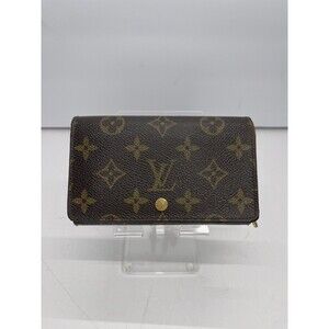 Louis Vuitton LV Monogram Porte Monnaie Billets Tresor Zip Bifold Wallet France
